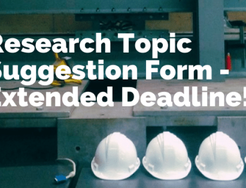 Research Topic Suggestion Form – Extended Deadline!