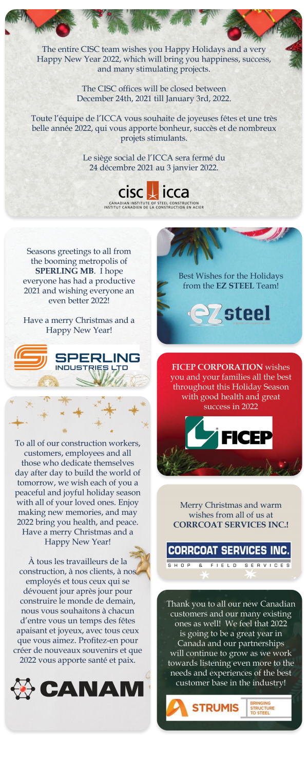 The Steel Industry Holiday Greeting Board – CISC-ICCA