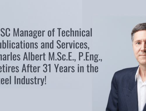 CISC Manager of Technical Publications and Services, Charles Albert M.Sc.E., P.Eng., Retires After 31 Years in the Steel Industry!