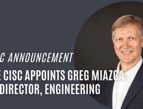 The CISC appoints Greg Miazga as Director, Engineering