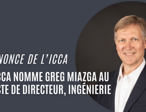 L’ ICCA nomme Greg Miazga au poste de directeur, Ingénierie.