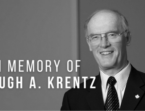 The CISC Expresses Their Deepest Sympathies for the Passing of Hugh A. Krentz